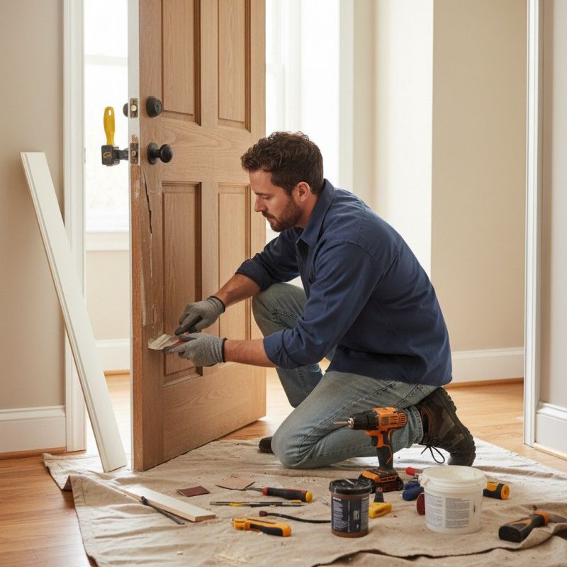 Doorknob Repair detail